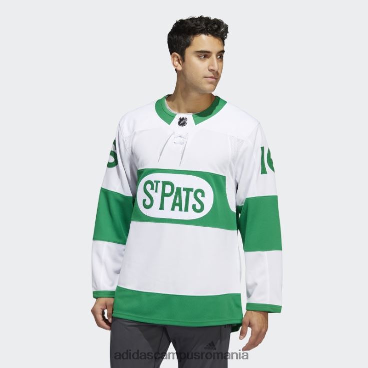 adidas campus romania mitch marner toronto st pats jerseu alb bărbați alb/nhl-tml-5m4-1 J266N26547