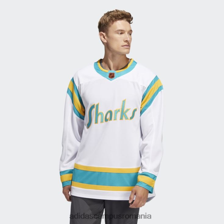 adidas campus romania rechini albi tricou autentic revers cu semnificație retro bărbați alb J266N26593