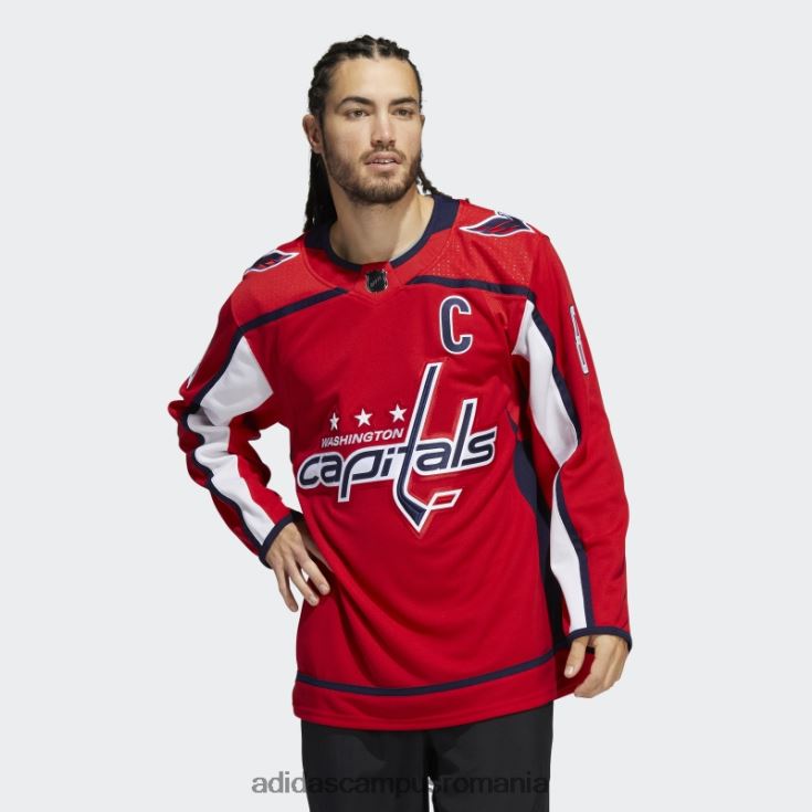 adidas campus romania red capitals ovechkin home tricou autentic adidas bărbați roșu J266N26189