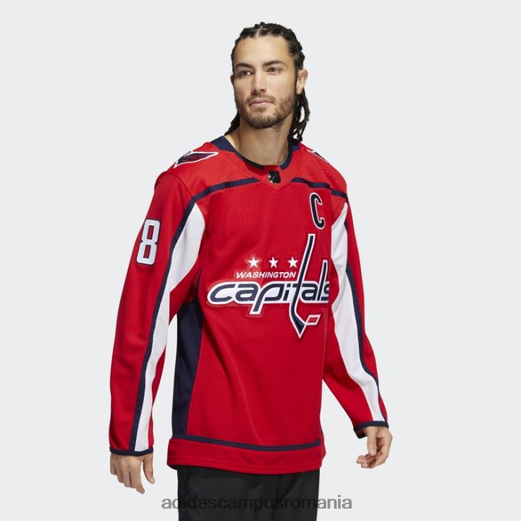 adidas campus romania red capitals ovechkin home tricou autentic adidas bărbați roșu J266N26189