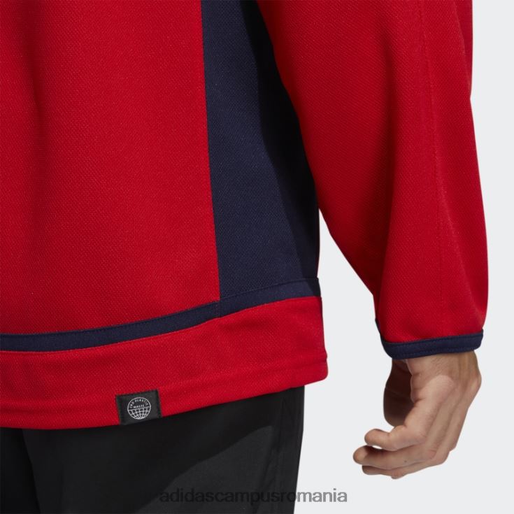 adidas campus romania red capitals ovechkin home tricou autentic adidas bărbați roșu J266N26189