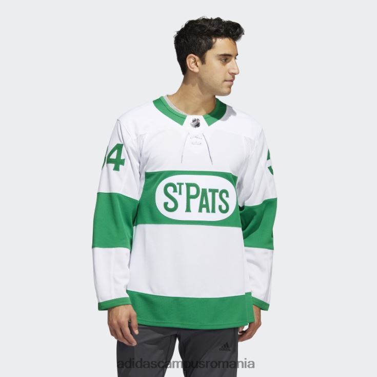 adidas campus romania tricou alb auston matthews toronto st pats adidas bărbați alb/nhl-tml-5m4/kelly green J266N25559