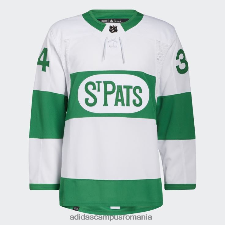 adidas campus romania tricou alb auston matthews toronto st pats adidas bărbați alb/nhl-tml-5m4/kelly green J266N25559
