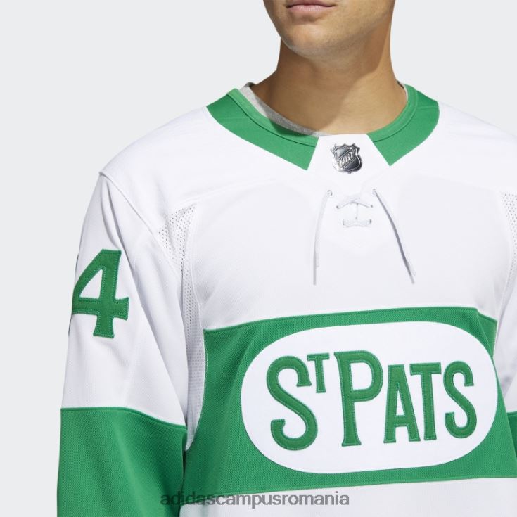 adidas campus romania tricou alb auston matthews toronto st pats adidas bărbați alb/nhl-tml-5m4/kelly green J266N25559