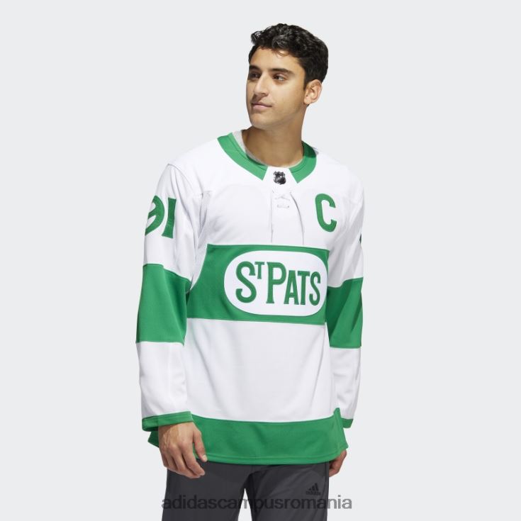 adidas campus romania tricou alb john tavares toronto st pats bărbați alb J266N25627