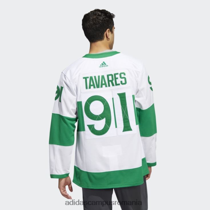 adidas campus romania tricou alb john tavares toronto st pats bărbați alb J266N25627