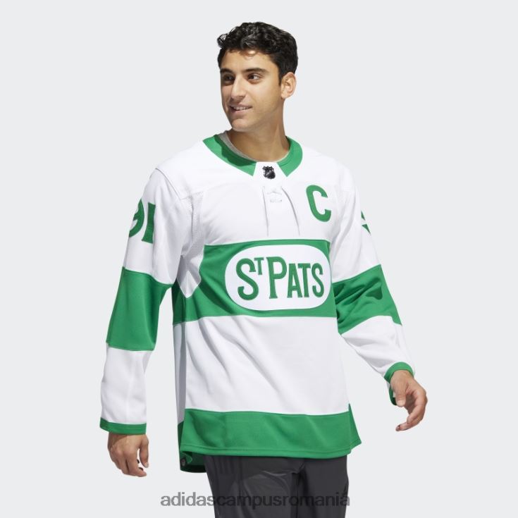 adidas campus romania tricou alb john tavares toronto st pats bărbați alb J266N25627