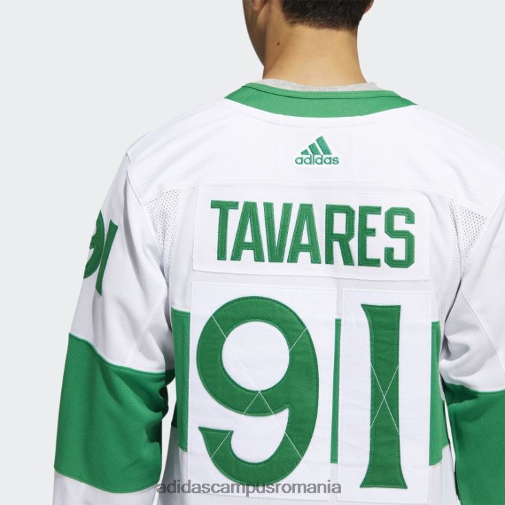 adidas campus romania tricou alb john tavares toronto st pats bărbați alb J266N25627