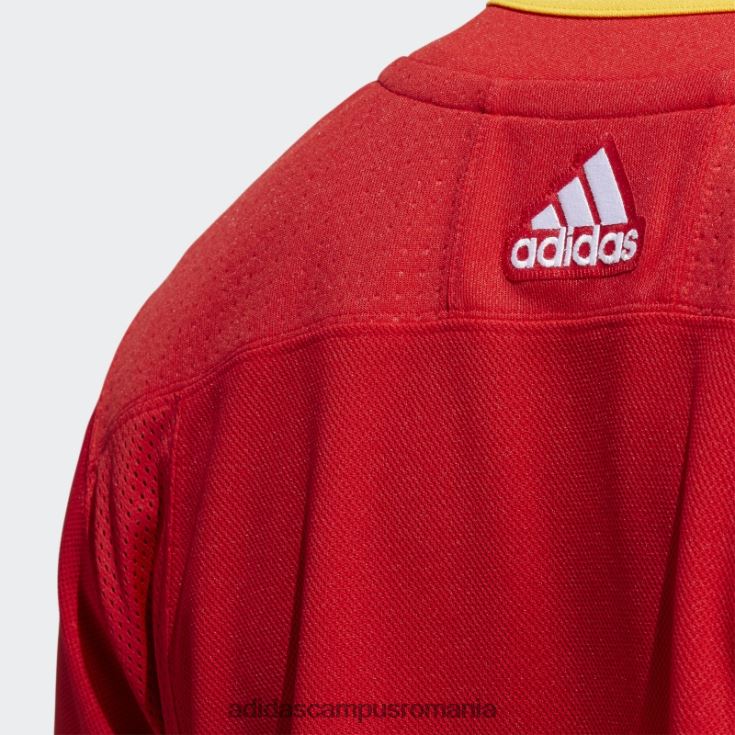 adidas campus romania tricou autentic de acasă cu flăcări roșii bărbați roșu J266N26064