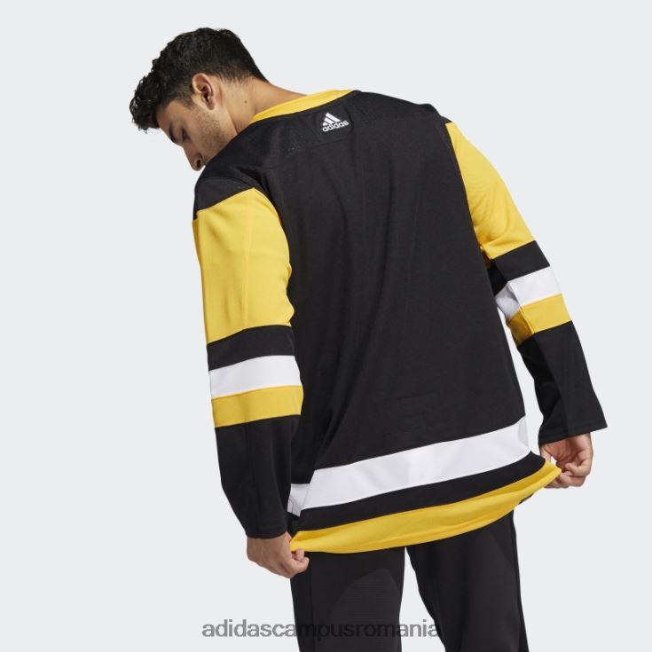 adidas campus romania tricou autentic pinguini negri acasă bărbați negru J266N25992
