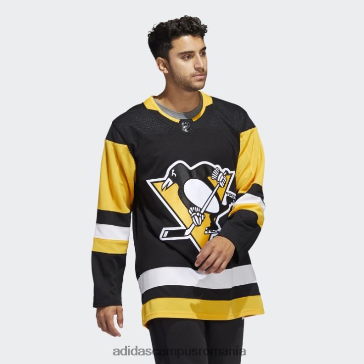 adidas campus romania tricou autentic pinguini negri acasă bărbați negru J266N25992