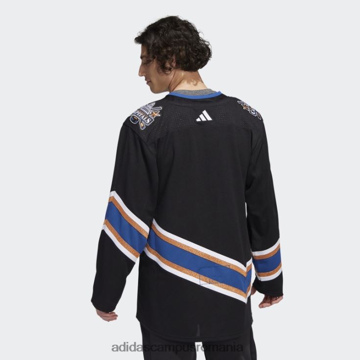 adidas campus romania tricou cu majuscule negre autentice revers retro marca adidas bărbați negru J266N27011