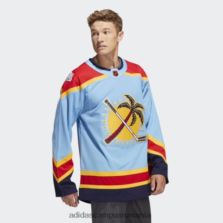 adidas campus romania tricou cu semn de cuvânt retro revers autentic Panthers, albastru deschis 10 bărbați albastru cer 10 J266N26818
