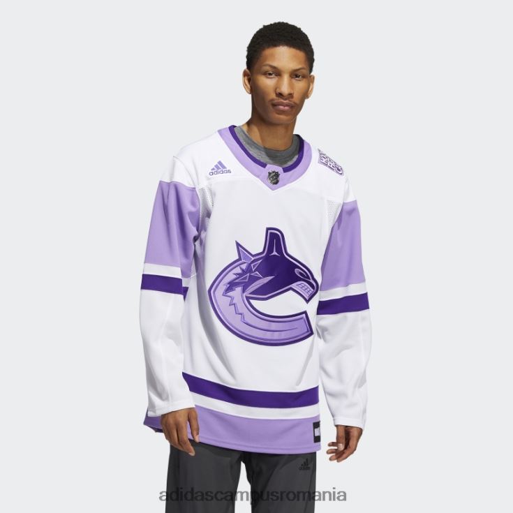 adidas campus romania tricou de hochei alb canucks luptă împotriva cancerului bărbați alb J266N26659
