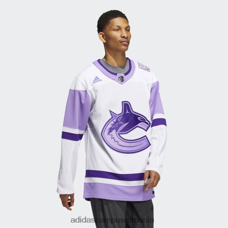 adidas campus romania tricou de hochei alb canucks luptă împotriva cancerului bărbați alb J266N26659