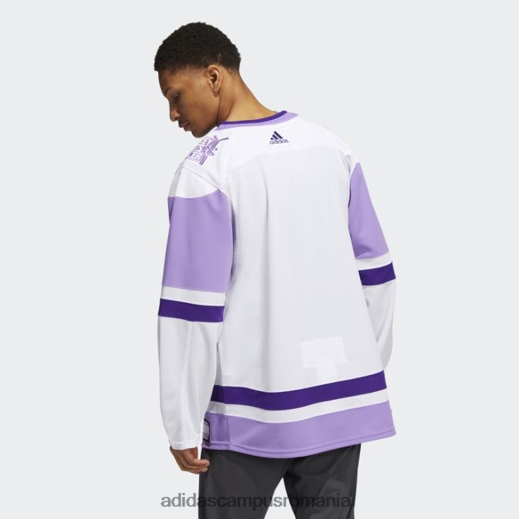 adidas campus romania tricou de hochei cu flăcări albe luptă împotriva cancerului bărbați alb J266N26760
