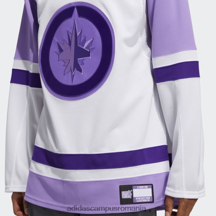 adidas campus romania tricou de hochei cu jet alb luptă împotriva cancerului bărbați alb J266N26563