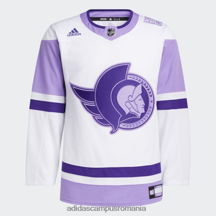 adidas campus romania tricoul de hochei alb senatorilor luptă împotriva cancerului bărbați alb J266N26503