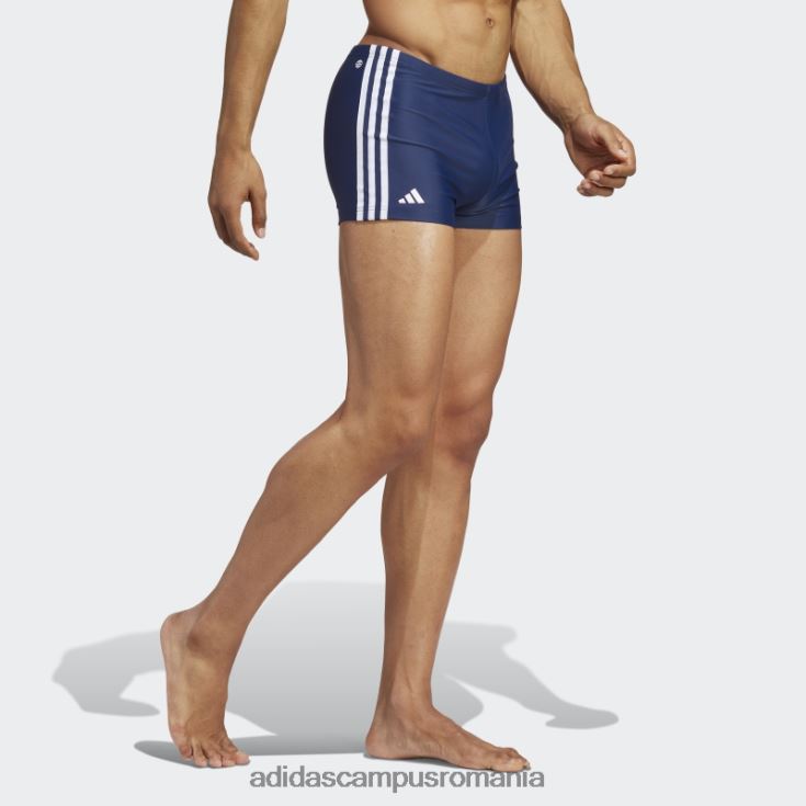 adidas campus romania boxeri de baie clasici bleumarin cu 3 dungi bărbați bleumarin/alb J266N213475