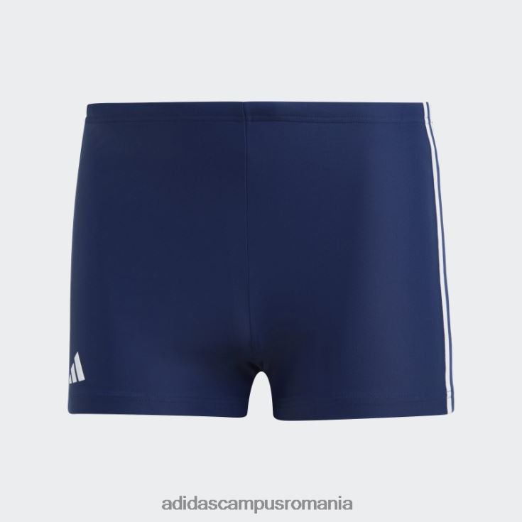 adidas campus romania boxeri de baie clasici bleumarin cu 3 dungi bărbați bleumarin/alb J266N213475