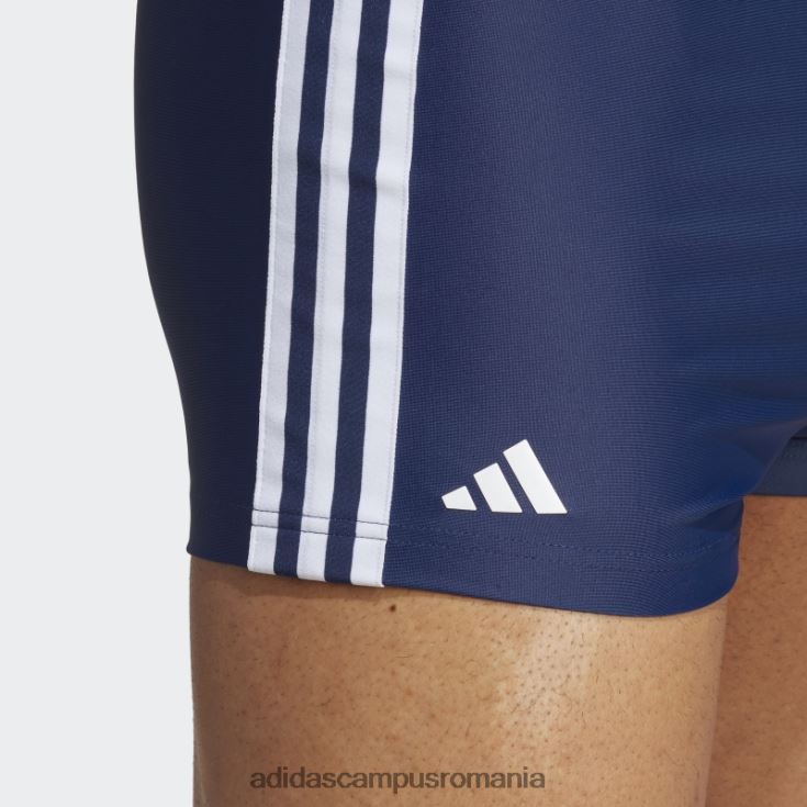 adidas campus romania boxeri de baie clasici bleumarin cu 3 dungi bărbați bleumarin/alb J266N213475