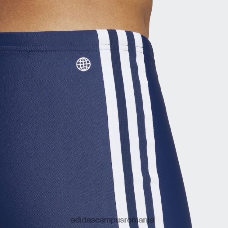 adidas campus romania boxeri de baie clasici bleumarin cu 3 dungi bărbați bleumarin/alb J266N213475