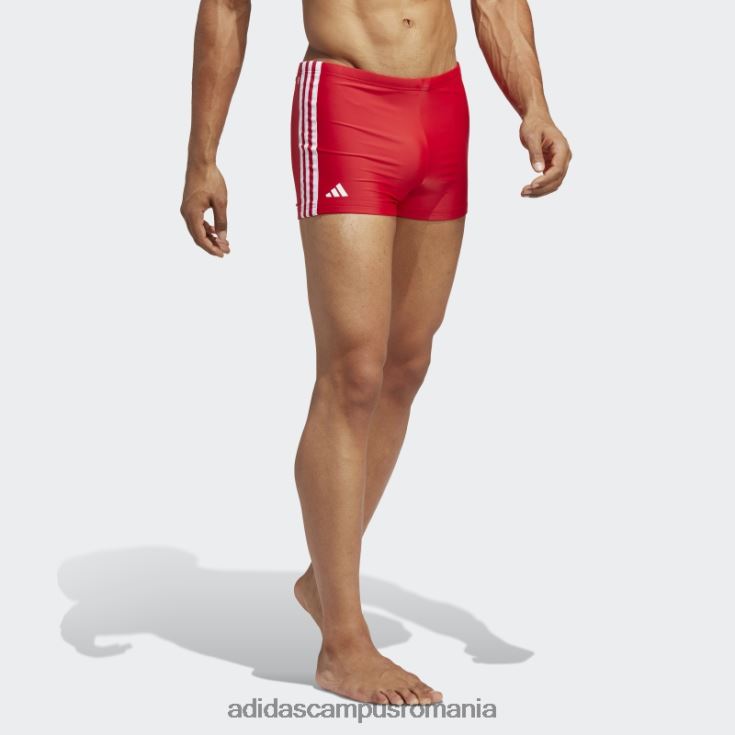 adidas campus romania boxeri de înot adidas clasici stacojii cu 3 dungi bărbați stacojiu/alb J266N213437