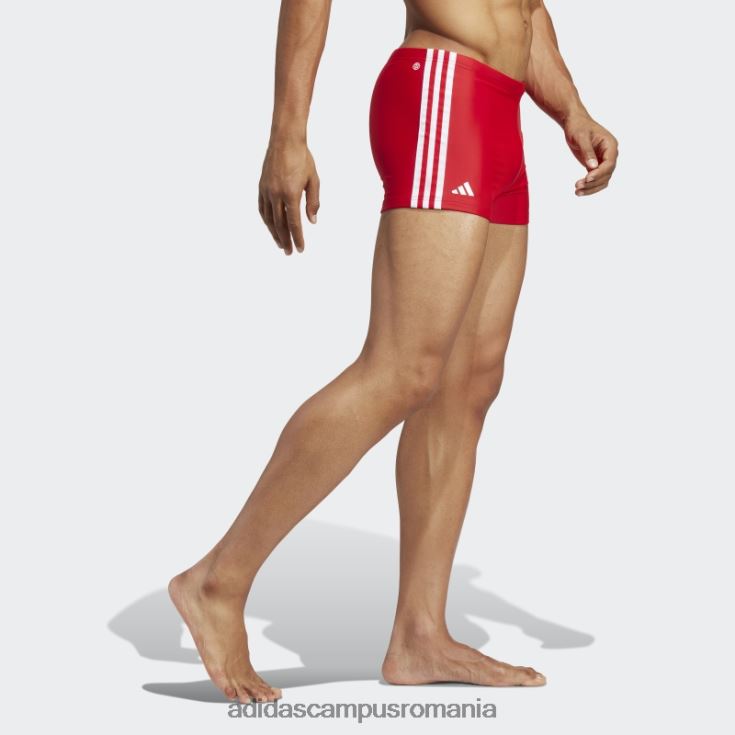 adidas campus romania boxeri de înot adidas clasici stacojii cu 3 dungi bărbați stacojiu/alb J266N213437