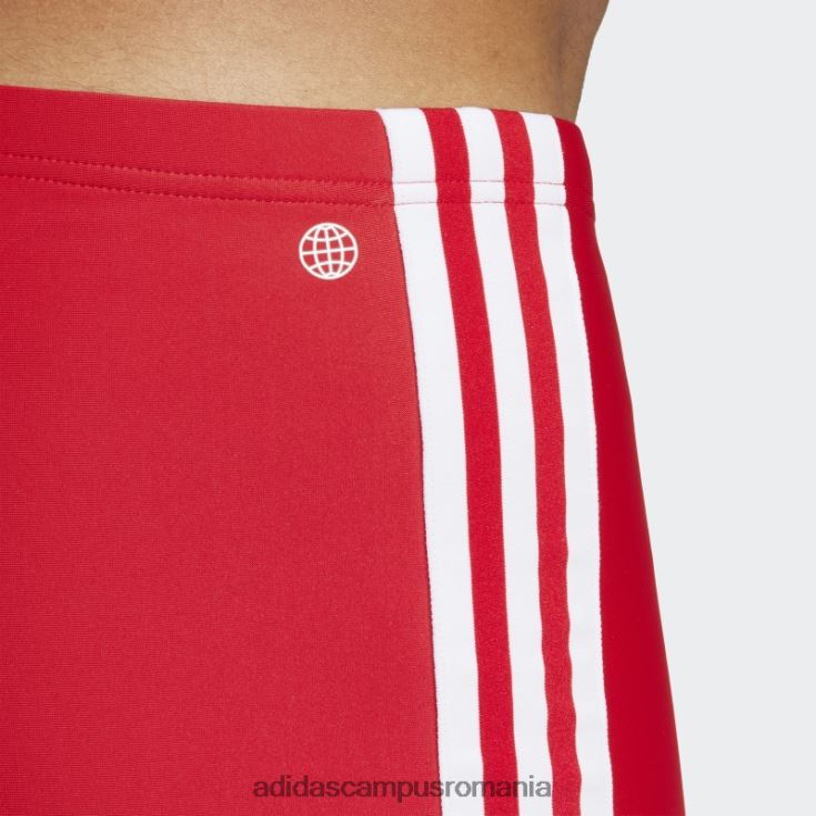 adidas campus romania boxeri de înot adidas clasici stacojii cu 3 dungi bărbați stacojiu/alb J266N213437