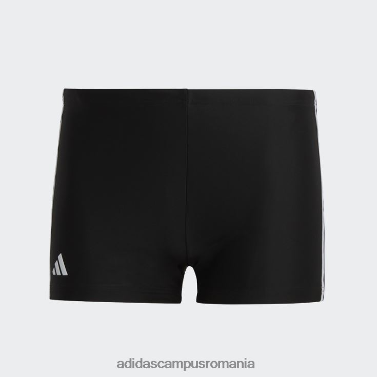 adidas campus romania boxeri de înot clasici cu 3 dungi negri adidas bărbați alb negru J266N213476