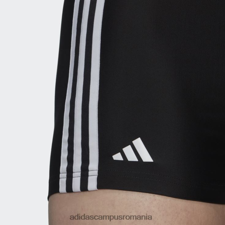 adidas campus romania boxeri de înot clasici cu 3 dungi negri adidas bărbați alb negru J266N213476