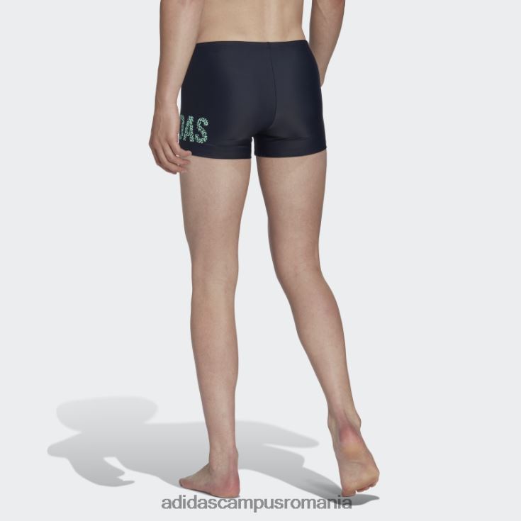 adidas campus romania boxeri de înot cu text cu cerneală bărbați cerneală/mentă J266N214332