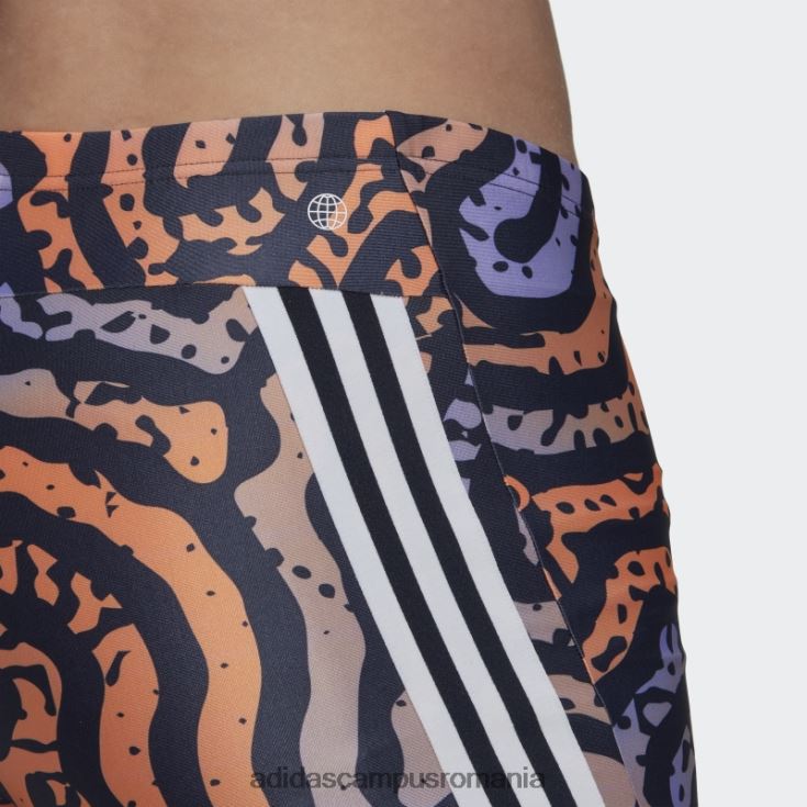 adidas campus romania boxeri de înot labirint de culoare cerneală bărbați cerneală/violet deschis/portocaliu fascicul J266N215005