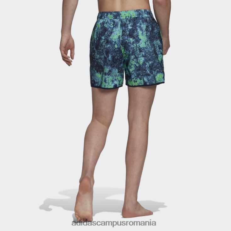 adidas campus romania pantaloni scurți de baie clx reversibile, de lungime scurtă, de sare topită bărbați albastru/cerneală/oțel J266N214843