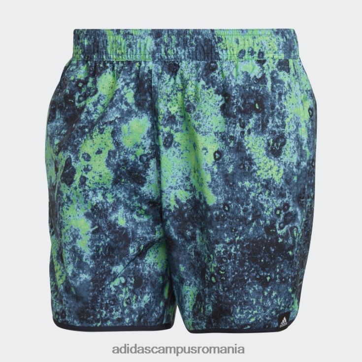 adidas campus romania pantaloni scurți de baie clx reversibile, de lungime scurtă, de sare topită bărbați albastru/cerneală/oțel J266N214843
