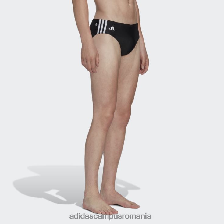 adidas campus romania trunchi de baie clasici cu 3 dungi negru bărbați alb negru J266N213873