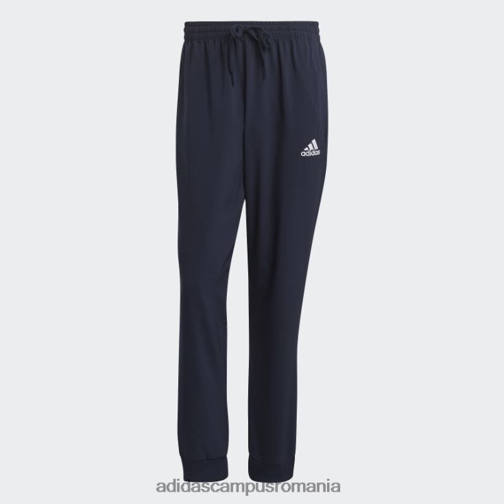 adidas campus romania aeroready essentials manșetă conică stanford pantaloni cu logo mic brodat cerneală bărbați cerneală J266N21544