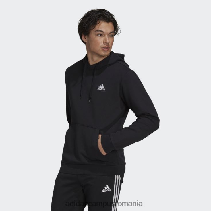 adidas campus romania hanorac din fleece stylish essentials alb bărbați alb negru J266N21028