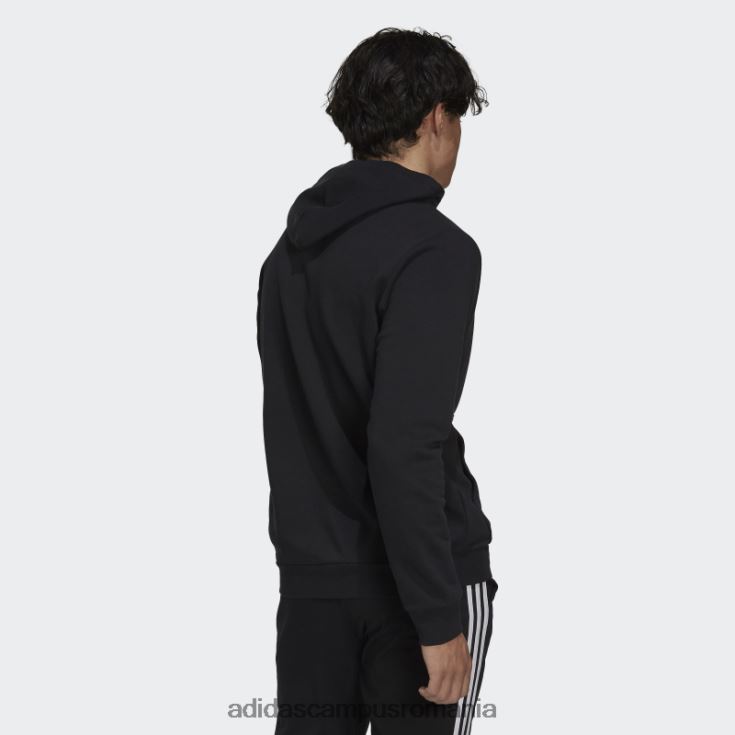 adidas campus romania hanorac din fleece stylish essentials alb bărbați alb negru J266N21028
