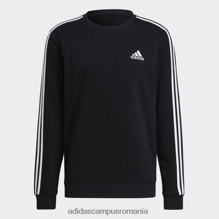 adidas campus romania hanorac fleece essentials cu 3 dungi negru adidas bărbați alb negru J266N21206