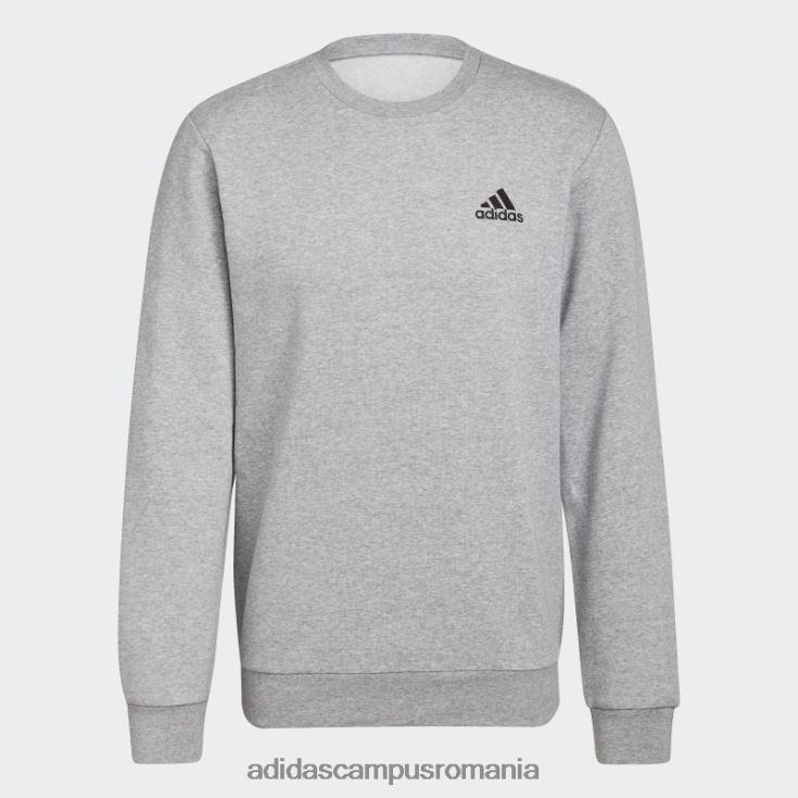 adidas campus romania m feelcozy swt mediu gri bărbați gri mediu/negru J266N21015