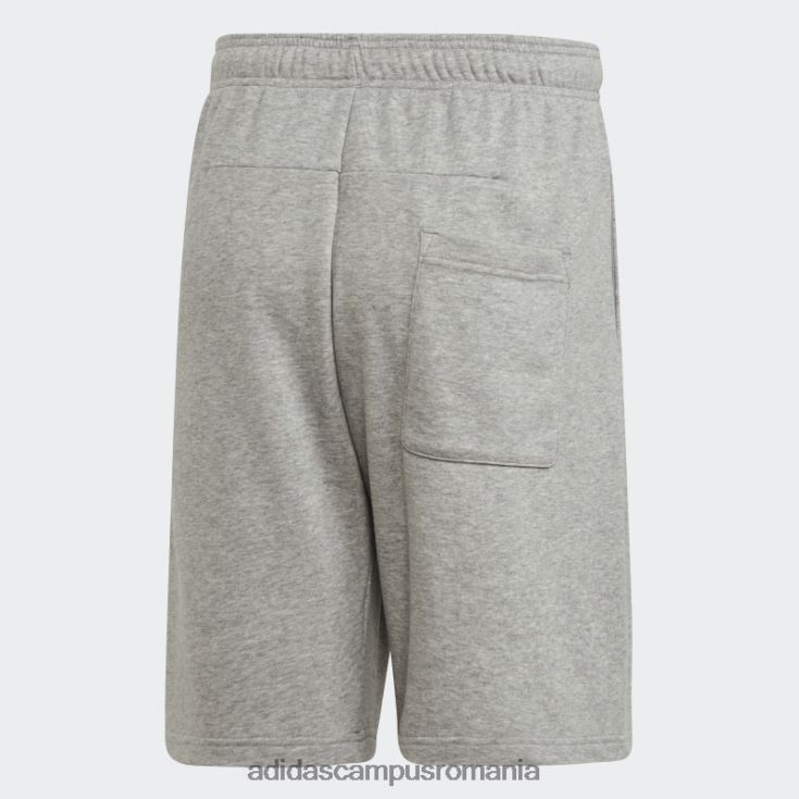 adidas campus romania must have insigna de pantaloni scurți sport gri mediu bărbați gri mediu/alb J266N21501