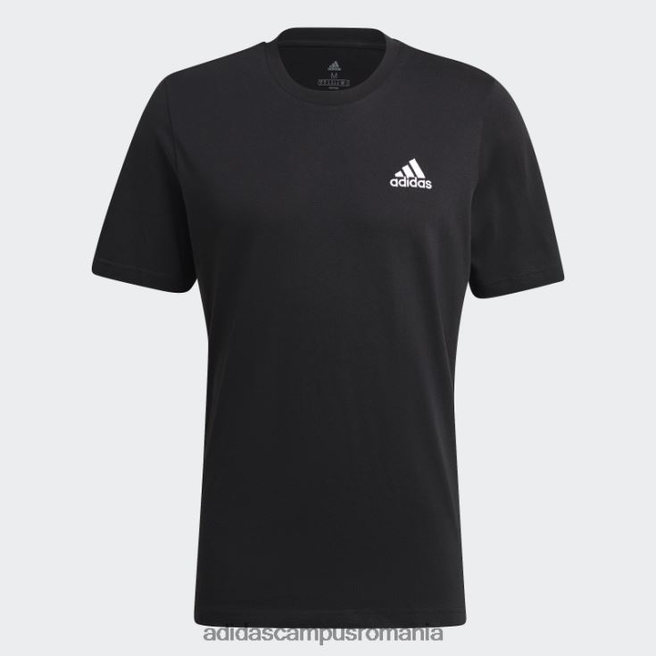 adidas campus romania tricou cu logo mic brodat essentials negru adidas bărbați negru J266N21218