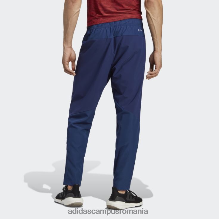 adidas campus romania Aeroready albastru închis conceput pentru pantaloni de antrenament de mișcare bărbați albastru închis/alb J266N25975