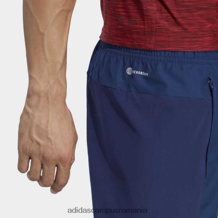 adidas campus romania Aeroready albastru închis conceput pentru pantaloni de antrenament de mișcare bărbați albastru închis/alb J266N25975