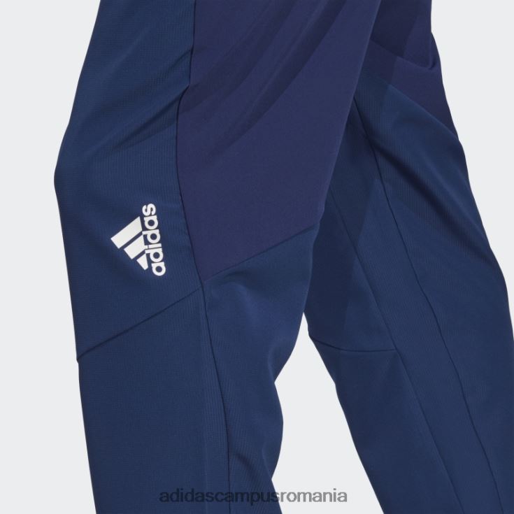 adidas campus romania Aeroready albastru închis conceput pentru pantaloni de antrenament de mișcare bărbați albastru închis/alb J266N25975
