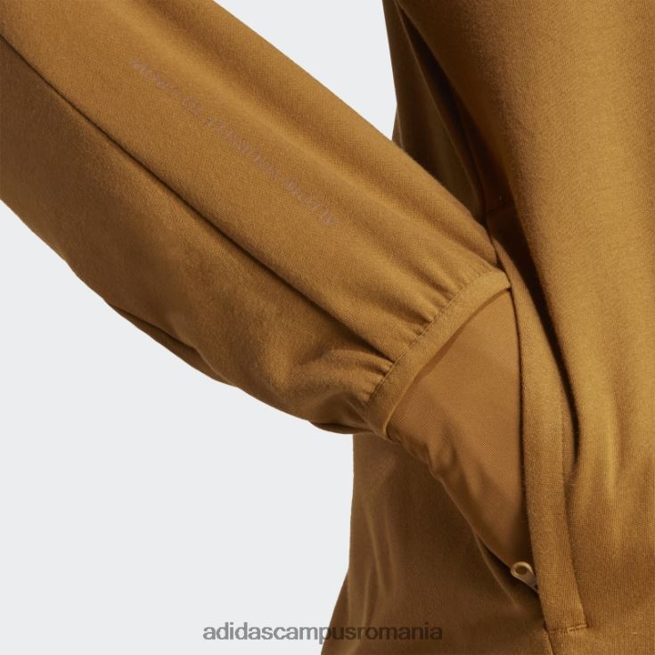 adidas campus romania Antrenament de bază yoga aeroready hanoraș cu fermoar complet bronz bărbați bronz/negru J266N25275