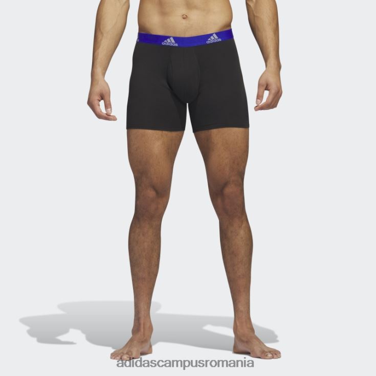 adidas campus romania Boxer din bumbac elastic 3 perechi negru fashion bărbați negru J266N27296