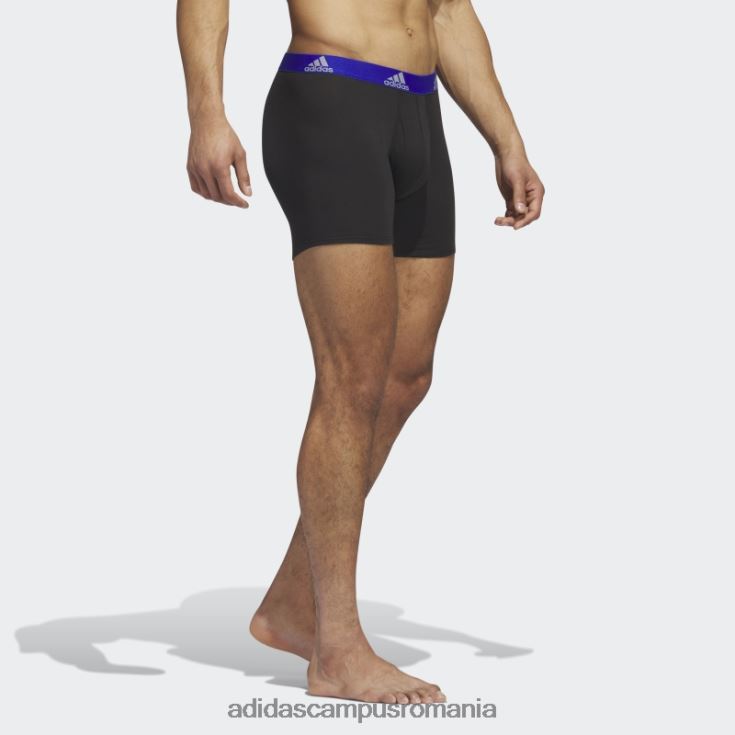 adidas campus romania Boxer din bumbac elastic 3 perechi negru fashion bărbați negru J266N27296