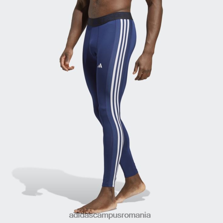 adidas campus romania Colanti lungi de antrenament techfit 3-stripes albastru inchis bărbați albastru inchis J266N213388